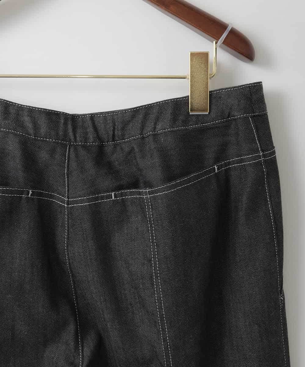 PJLEE22320 CHRISTIAN AUJARD Lサイズ(クリスチャン・オジャール Lサイズ) 【大きいサイズ】シンプルフィットデニム ブラック