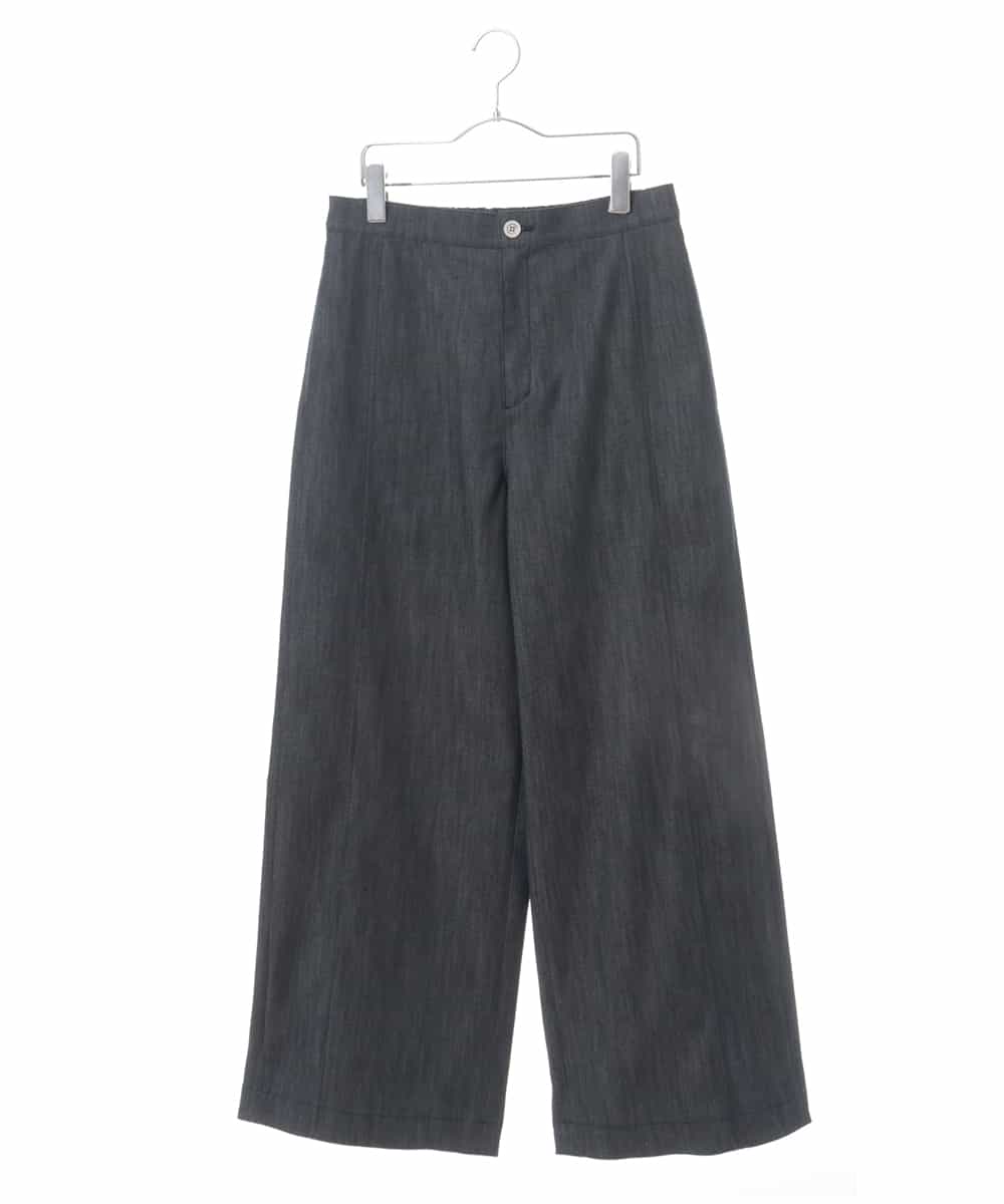PJLES53320 CHRISTIAN AUJARD Lサイズ(クリスチャン・オジャール Lサイズ) シャンブレーデニムパンツ ネイビー