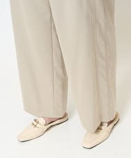 PJLEV28300 CHRISTIAN AUJARD Lサイズ(クリスチャン・オジャール Lサイズ) ステッチデザインセミワイドパンツ ベージュ
