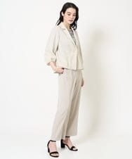 PJLGA36300 CHRISTIAN AUJARD Lサイズ(クリスチャン・オジャール Lサイズ) ウエストゴムストレートパンツ ベージュ