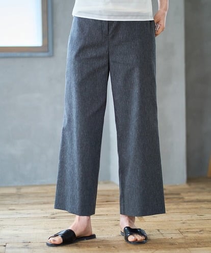 PJLGD31320 CHRISTIAN AUJARD Lサイズ 【大きいサイズ】リネンリラックスワイドパンツ