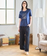 PJLGD42320 CHRISTIAN AUJARD Lサイズ(クリスチャン・オジャール Lサイズ) 【大きいサイズ/セットアップ対応】ドライタッチジャージーパンツ ネイビー