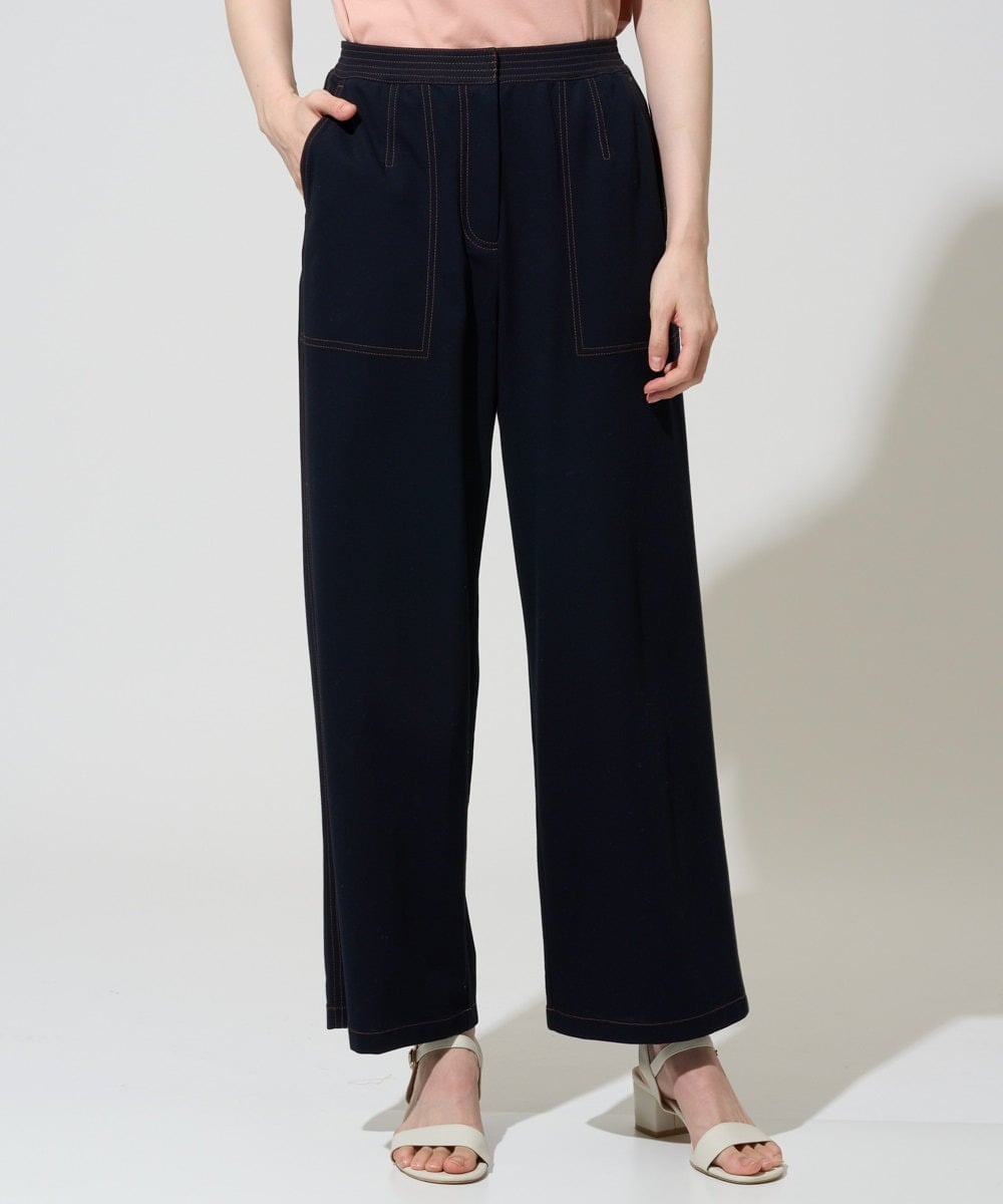 PJLGD42320 CHRISTIAN AUJARD Lサイズ(クリスチャン・オジャール Lサイズ) 【大きいサイズ/セットアップ対応】ドライタッチジャージーパンツ ネイビー