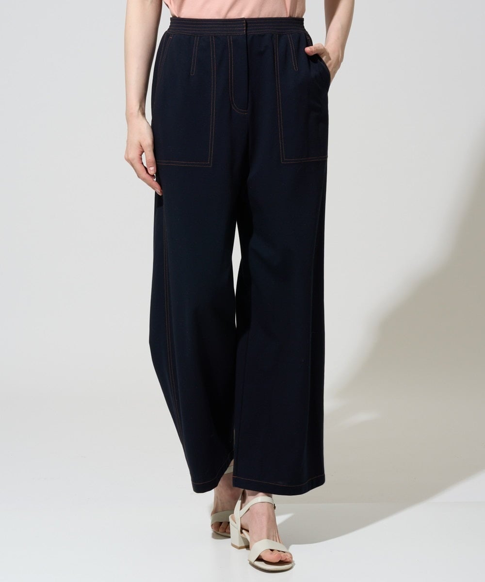 PJLGD42320 CHRISTIAN AUJARD Lサイズ(クリスチャン・オジャール Lサイズ) 【大きいサイズ/セットアップ対応】ドライタッチジャージーパンツ ネイビー