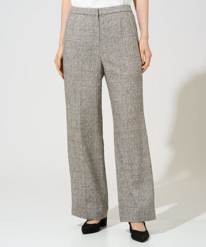 PJLGE01420 CHRISTIAN AUJARD Lサイズ 【大きいサイズ/セットアップ対応】ラスティックツイードパンツ