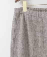 PJLGE01420 CHRISTIAN AUJARD Lサイズ(クリスチャン・オジャール Lサイズ) 【大きいサイズ/セットアップ対応】ラスティックツイードパンツ ブラウン