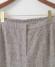 PJLGE01420 CHRISTIAN AUJARD Lサイズ(クリスチャン・オジャール Lサイズ) 【大きいサイズ/セットアップ対応】ラスティックツイードパンツ ブラウン