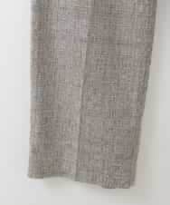 PJLGE01420 CHRISTIAN AUJARD Lサイズ(クリスチャン・オジャール Lサイズ) 【大きいサイズ/セットアップ対応】ラスティックツイードパンツ ブラウン