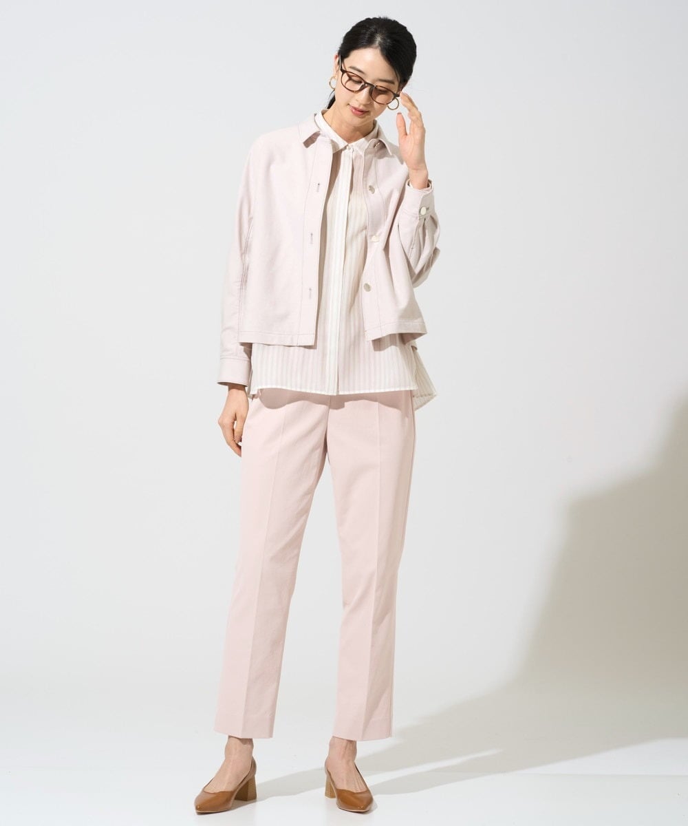 PJLGE06280 CHRISTIAN AUJARD Lサイズ(クリスチャン・オジャール Lサイズ) 【大きいサイズ/通気性】リランチェスティックパンツ ピンク