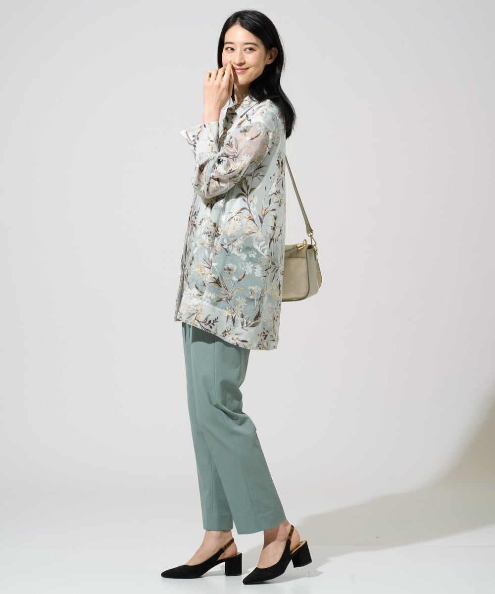 PJLGE06280 CHRISTIAN AUJARD Lサイズ(クリスチャン・オジャール Lサイズ) 【大きいサイズ/通気性】リランチェスティックパンツ グリーン