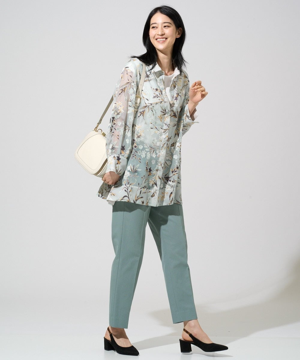 PJLGE06280 CHRISTIAN AUJARD Lサイズ(クリスチャン・オジャール Lサイズ) 【大きいサイズ/通気性】リランチェスティックパンツ グリーン