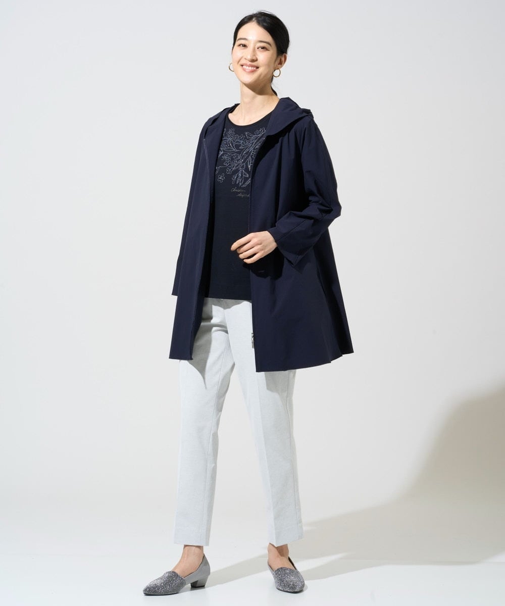 PJLGE06280 CHRISTIAN AUJARD Lサイズ(クリスチャン・オジャール Lサイズ) 【大きいサイズ/通気性】リランチェスティックパンツ ライトグレー