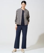 PJLGE07320 CHRISTIAN AUJARD Lサイズ(クリスチャン・オジャール Lサイズ) 【大きいサイズ】[セットアップ対応]ジャージーデニムライクパンツ ネイビー