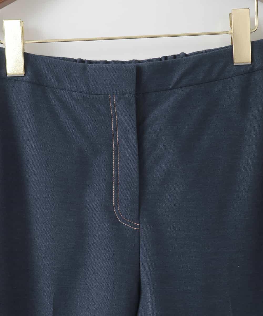 PJLGE07320 CHRISTIAN AUJARD Lサイズ(クリスチャン・オジャール Lサイズ) 【大きいサイズ】[セットアップ対応]ジャージーデニムライクパンツ ネイビー