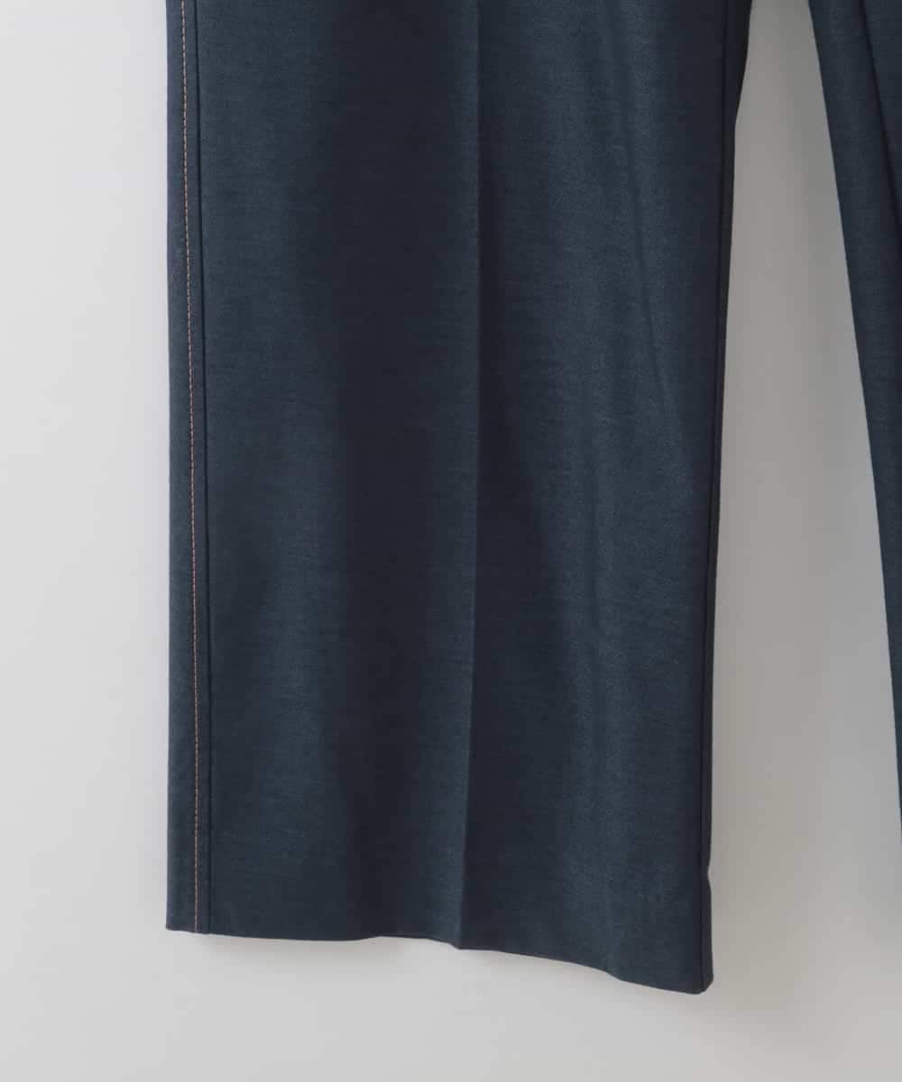 PJLGE07320 CHRISTIAN AUJARD Lサイズ(クリスチャン・オジャール Lサイズ) 【大きいサイズ】[セットアップ対応]ジャージーデニムライクパンツ ネイビー