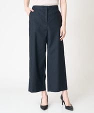 PJLGV40300 CHRISTIAN AUJARD Lサイズ(クリスチャン・オジャール Lサイズ) [接触冷感]シンプルセミワイドパンツ ネイビー