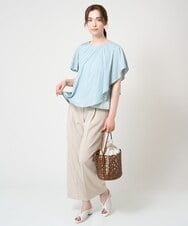 PJLGV65270 CHRISTIAN AUJARD Lサイズ(クリスチャン・オジャール Lサイズ) シンプルストレートパンツ ベージュ