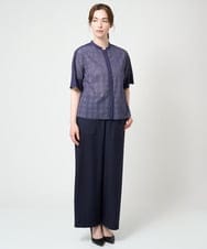 PJLGV75280 CHRISTIAN AUJARD Lサイズ(クリスチャン・オジャール Lサイズ) ウエストゴムイージーパンツ ネイビー