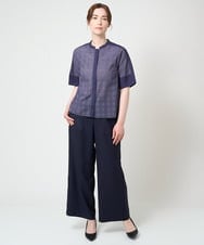 PJLGV75280 CHRISTIAN AUJARD Lサイズ(クリスチャン・オジャール Lサイズ) ウエストゴムイージーパンツ ネイビー