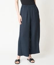 PJLGW06390 CHRISTIAN AUJARD Lサイズ(クリスチャン・オジャール Lサイズ) [吸水速乾･UVカット]サイドプリーツワイドパンツ ネイビー