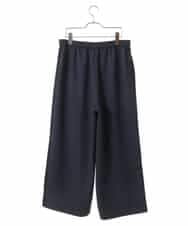 PJLGW06390 CHRISTIAN AUJARD Lサイズ(クリスチャン・オジャール Lサイズ) [吸水速乾･UVカット]サイドプリーツワイドパンツ ネイビー