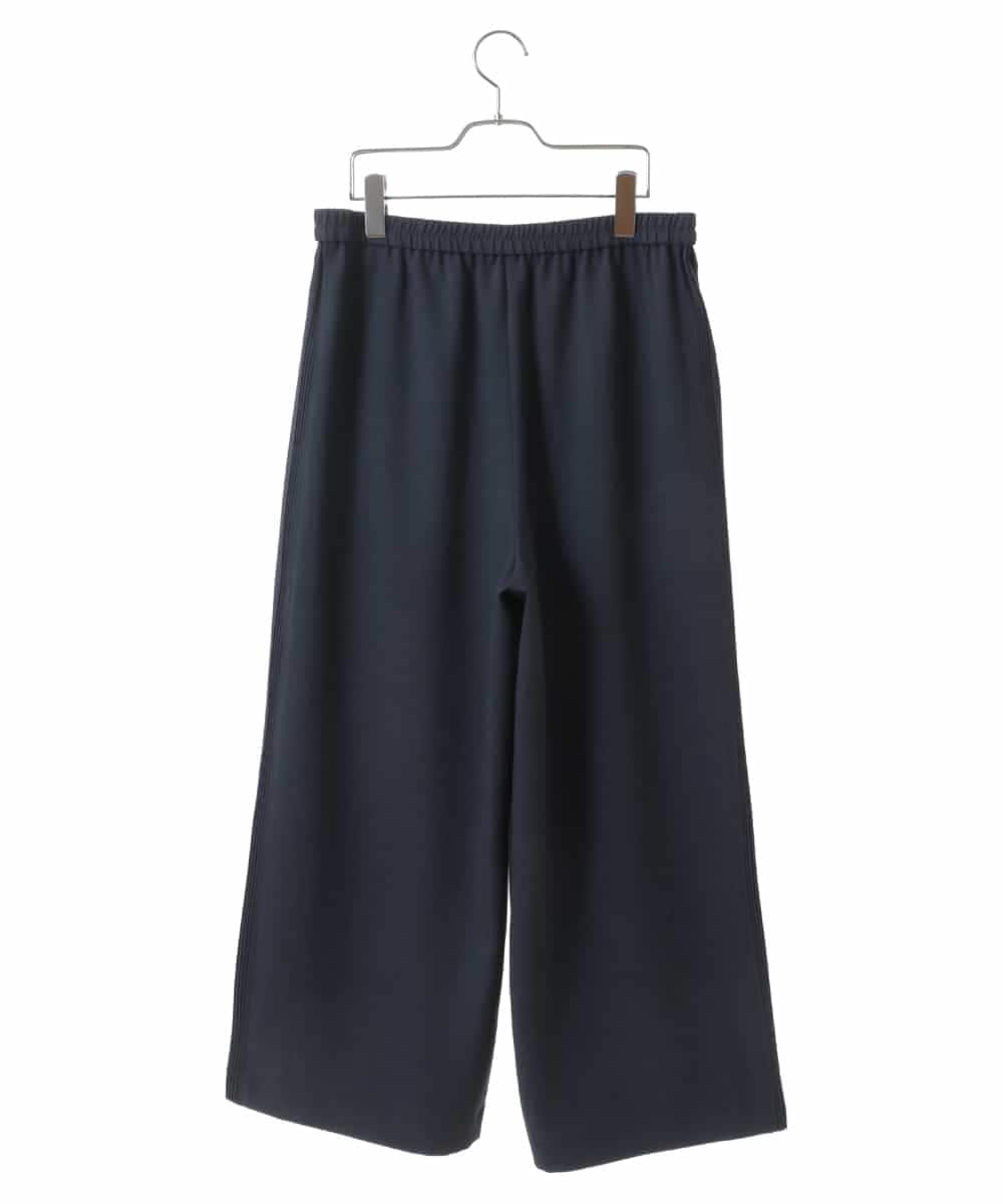 PJLGW06390 CHRISTIAN AUJARD Lサイズ(クリスチャン・オジャール Lサイズ) [吸水速乾･UVカット]サイドプリーツワイドパンツ ネイビー