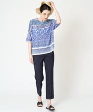 PJLHW12270 CHRISTIAN AUJARD Lサイズ(クリスチャン・オジャール Lサイズ) ベーシック美シルエットパンツ ネイビー