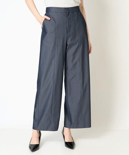 PJLJV29320 CHRISTIAN AUJARD Lサイズ [ドライタッチ]ストレッチシャンブレーパンツ