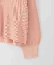 PJSEE02420 CHRISTIAN AUJARD Lサイズ(クリスチャン・オジャール Lサイズ) 【大きいサイズ/アンサンブル対応】ホールガーメントニットカーディガン サーモンピンク