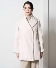 PJVAD43830 CHRISTIAN AUJARD Lサイズ(クリスチャン・オジャール Lサイズ) 【大きいサイズ/暖か･軽い】ミドル丈ダウンコート アイボリー