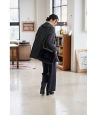 PJVAD43830 CHRISTIAN AUJARD Lサイズ(クリスチャン・オジャール Lサイズ) 【大きいサイズ/暖か･軽い】ミドル丈ダウンコート ブラック