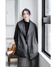 PJVAD43830 CHRISTIAN AUJARD Lサイズ(クリスチャン・オジャール Lサイズ) 【大きいサイズ/暖か･軽い】ミドル丈ダウンコート ブラック