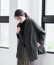 PJVAD43830 CHRISTIAN AUJARD Lサイズ(クリスチャン・オジャール Lサイズ) 【大きいサイズ/暖か･軽い】ミドル丈ダウンコート ブラック