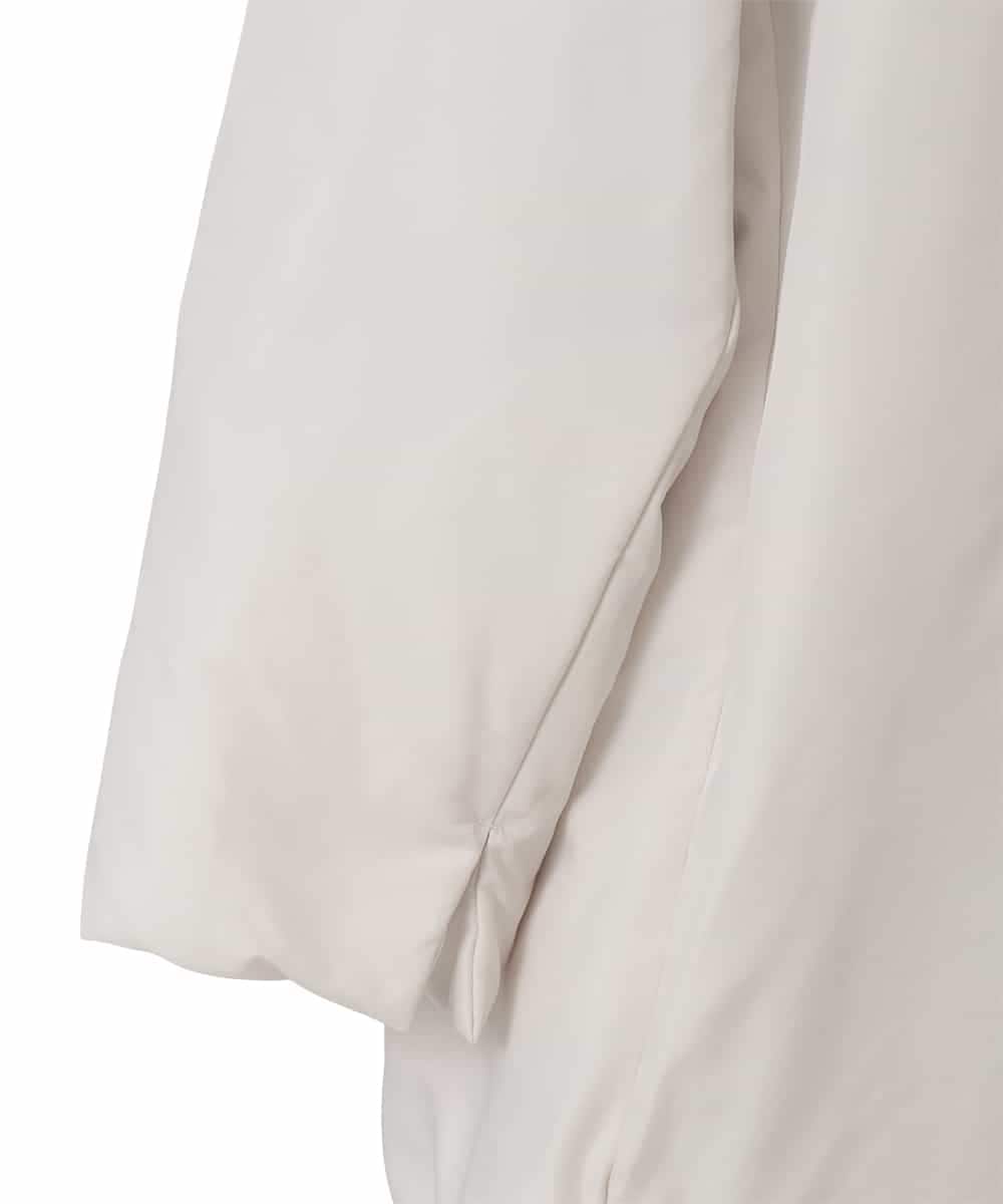 PJVAD43830 CHRISTIAN AUJARD Lサイズ(クリスチャン・オジャール Lサイズ) 【大きいサイズ/暖か･軽い】ミドル丈ダウンコート アイボリー