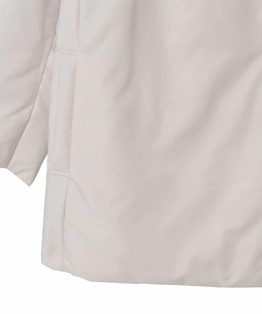 PJVAD43830 CHRISTIAN AUJARD Lサイズ(クリスチャン・オジャール Lサイズ) 【大きいサイズ/暖か･軽い】ミドル丈ダウンコート アイボリー