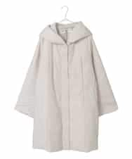 PJVAD44930 CHRISTIAN AUJARD Lサイズ(クリスチャン・オジャール Lサイズ) 【大きいサイズ/暖か･軽い】フーディーダウンコート アイボリー