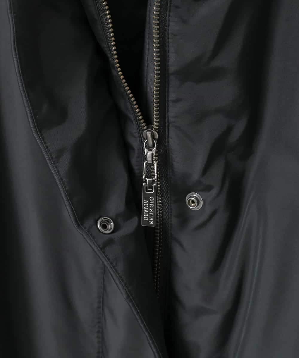 PJVAD44930 CHRISTIAN AUJARD Lサイズ(クリスチャン・オジャール Lサイズ) 【大きいサイズ/暖か･軽い】フーディーダウンコート ブラック