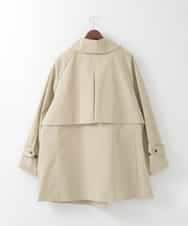 PJVEE04820 CHRISTIAN AUJARD Lサイズ(クリスチャン・オジャール Lサイズ) 【大きいサイズ/ライナー付】デザインハーフコート ベージュ