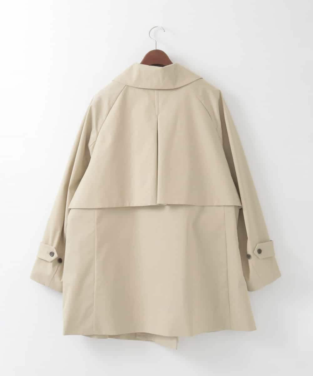 PJVEE04820 CHRISTIAN AUJARD Lサイズ(クリスチャン・オジャール Lサイズ) 【大きいサイズ/ライナー付】デザインハーフコート ベージュ