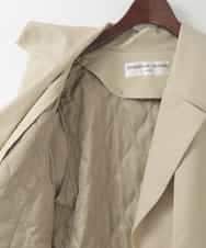 PJVEE04820 CHRISTIAN AUJARD Lサイズ(クリスチャン・オジャール Lサイズ) 【大きいサイズ/ライナー付】デザインハーフコート ベージュ