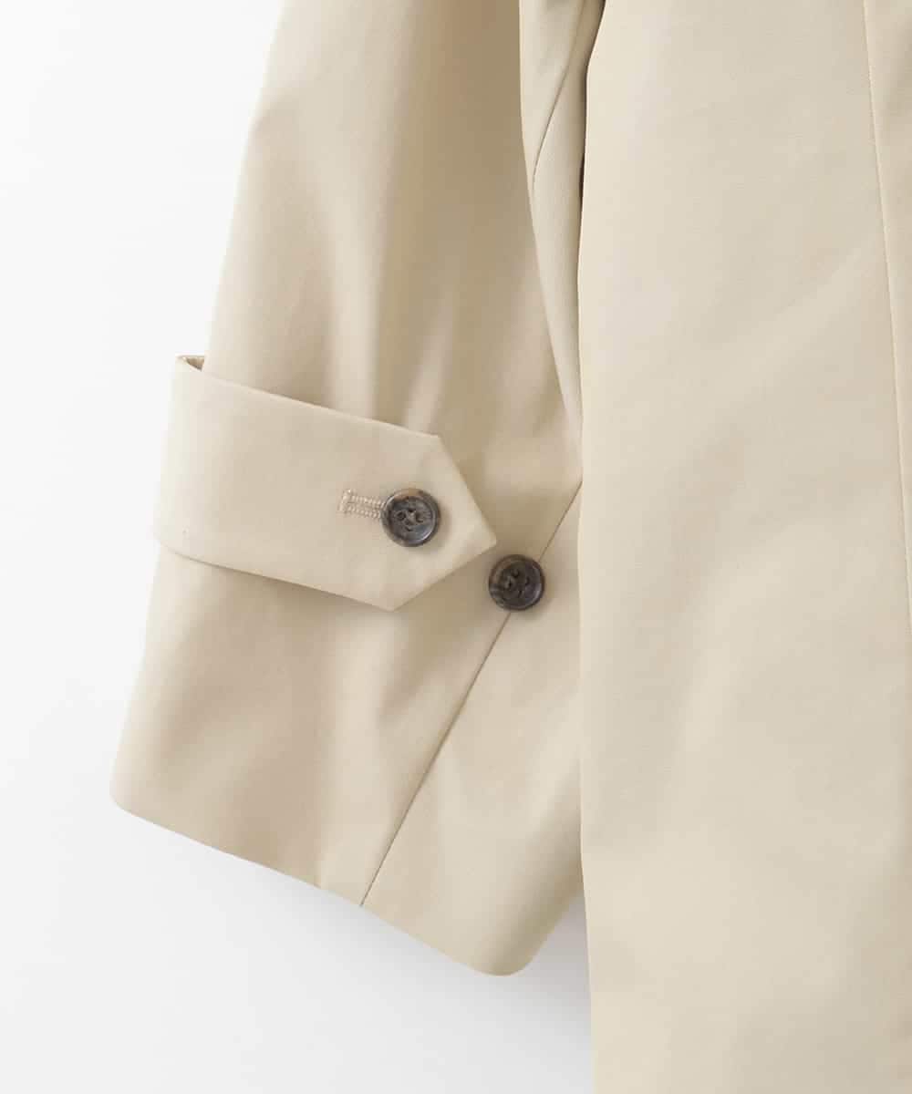 PJVEE04820 CHRISTIAN AUJARD Lサイズ(クリスチャン・オジャール Lサイズ) 【大きいサイズ/ライナー付】デザインハーフコート ベージュ