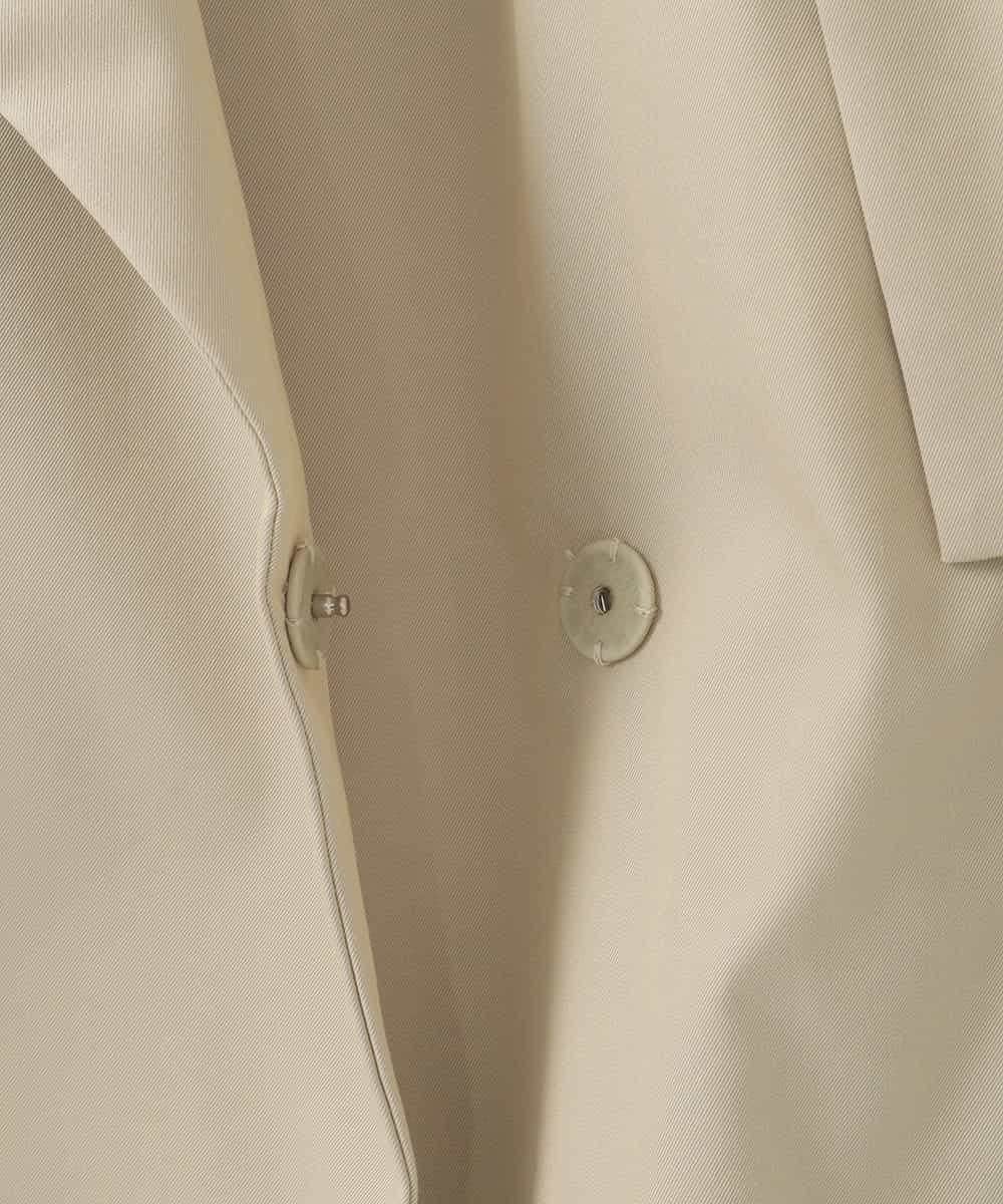 PJVEE04820 CHRISTIAN AUJARD Lサイズ(クリスチャン・オジャール Lサイズ) 【大きいサイズ/ライナー付】デザインハーフコート ベージュ