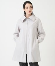 PJVEE16520 CHRISTIAN AUJARD Lサイズ(クリスチャン・オジャール Lサイズ) 【大きいサイズ/シワになりにくい】タフタジップアップコート ライトグレー