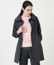 PJVEE16520 CHRISTIAN AUJARD Lサイズ(クリスチャン・オジャール Lサイズ) 【大きいサイズ/シワになりにくい】タフタジップアップコート ダークグレー