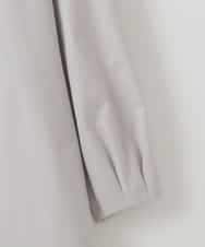 PJVEE16520 CHRISTIAN AUJARD Lサイズ(クリスチャン・オジャール Lサイズ) 【大きいサイズ/シワになりにくい】タフタジップアップコート ライトグレー