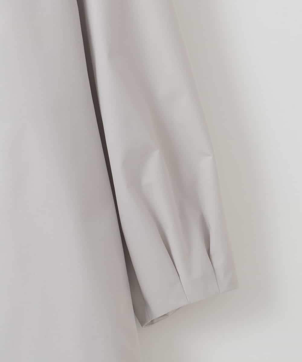 PJVEE16520 CHRISTIAN AUJARD Lサイズ(クリスチャン・オジャール Lサイズ) 【大きいサイズ/シワになりにくい】タフタジップアップコート ライトグレー