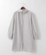 PJVEE16520 CHRISTIAN AUJARD Lサイズ(クリスチャン・オジャール Lサイズ) 【大きいサイズ/シワになりにくい】タフタジップアップコート ライトグレー