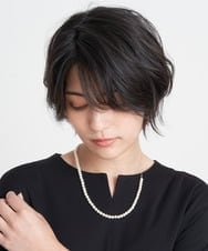 PL2AW40090 CHRISTIAN AUJARD(クリスチャン・オジャール) シェルパールネックレス ホワイト