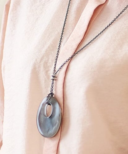 PL2GD10170 CHRISTIAN AUJARD シェルコーティングペンダント