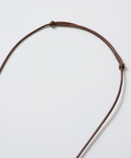 PL2GD21120 CHRISTIAN AUJARD(クリスチャン・オジャール) マーブル＆ウッドネックレス ベージュ